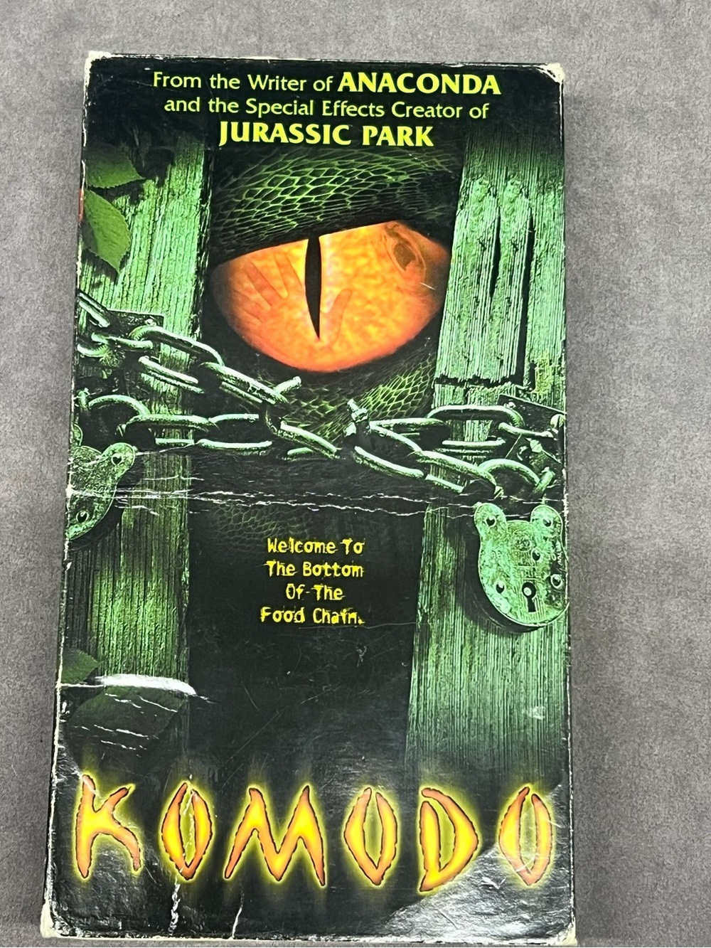 Komodo VHS Tape - Black, Green & Orange Artwork